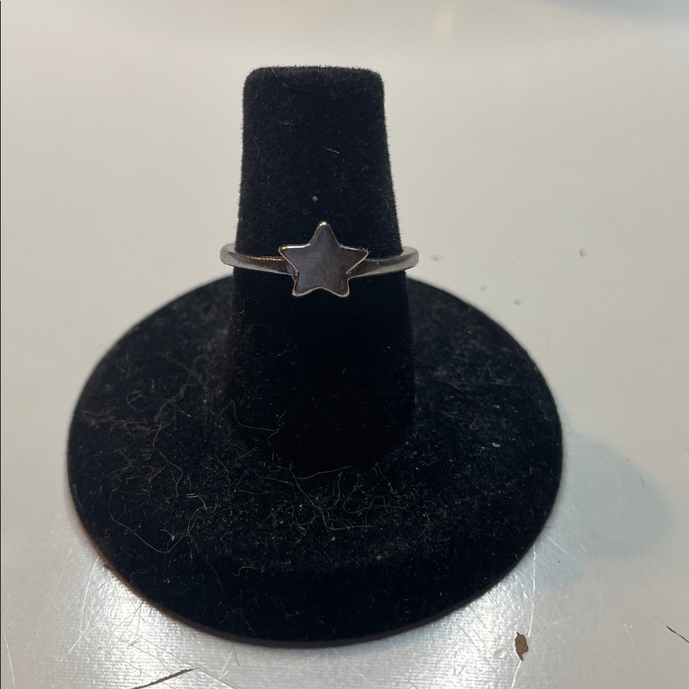 Star Shaped Silver Ring